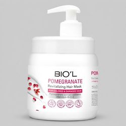 ماسک مو بیول مدل Pomegranate مناسب برای موی رنگ شده حجم 800 میلی لیتر*765