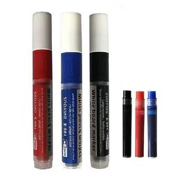 ماژیک وایت برد مدلشارژی به همراه جوهر یدک بسته 6 عددی