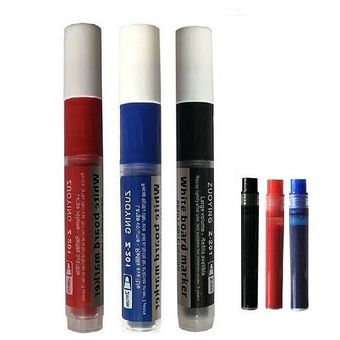 ماژیک وایت برد مدلشارژی به همراه جوهر یدک بسته 6 عددی