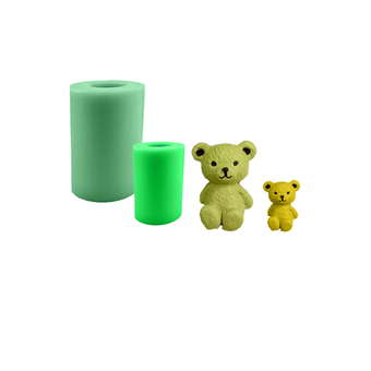 قالب سیلیکونی خرس 2 سانتی و 4 سانتی پک دو عددی