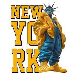 برچسب حرارتی لباس یا استیکر اتویی مدل نیویورک