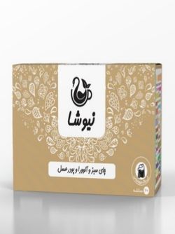 مخلوط چای سبز و آلوورا و عسل کیسه ای نیوشا (20 عددی) - Aloe Vera + Green Tea