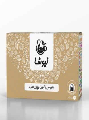 مخلوط چای سبز و آلوورا و عسل کیسه ای نیوشا (20 عددی) - Aloe Vera + Green Tea