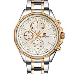 ساعت مچی آنالوگ نیوی فورس مردانه مدل NF9089RG/W