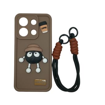 کاور مدل هپل مناسب برای گوشی موبایل شیائومی Redmi Note13 4G به همراه بند