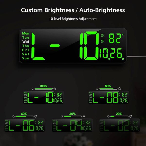 ساعت دیواری دیجیتال مدل DS-5505