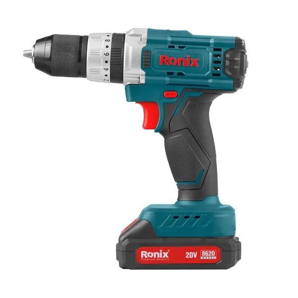 مجموعه 53 عددی دریل پیچگوشتی شارژی چکشی رونیکس مدل RS-8620