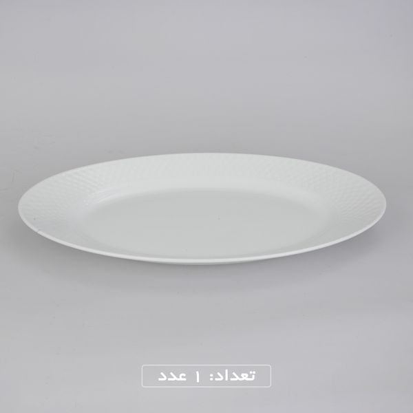 سرویس غذاخوری 28 پارچه چینی زرین ایران سری رادیانس مدل White 2 درجه عالی