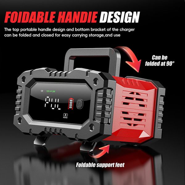 شارژر باتری خودرو فاکسسور مدل SMART-12V20A-24V10A گارانتی