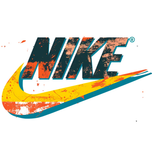 برچسب ضد آب یا لیبل UVDTF اجسام مدل NIKE