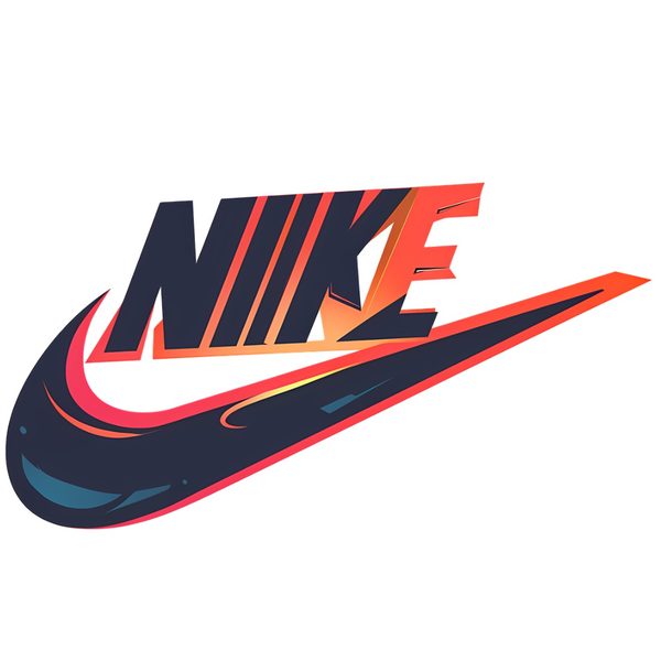 برچسب ضد آب یا لیبل UVDTF اجسام طرح NIKE
