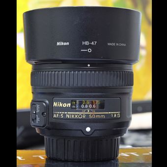 لنز Nikon AF-S 50mm f/1.8G در حد آک (کارکرده)