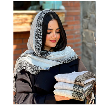 شال نخ پنبه پلیسه