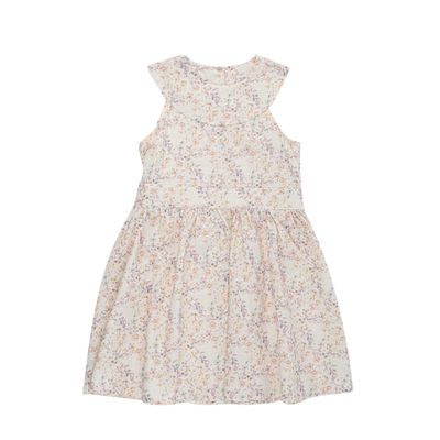 پیراهن آستین کوتاه یقه گرد دخترانه مدل MDSS-CH1805