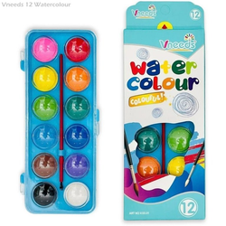 آبرنگ 12 رنگ Vneeds