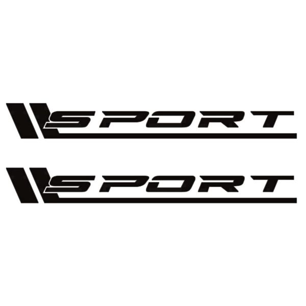 برچسب بدنه خودرو شیپرس طرح SPORT کد Ss008M بسته دو عددی*121