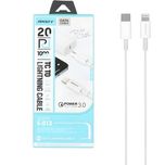 کابل تبدیل USB-C به لایتنینگ انستی مدل Tc To Cable 20w Pdطول 1 متر