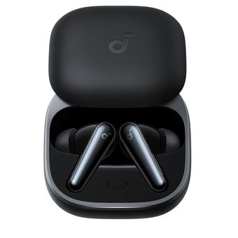 هدفون بلوتوثی انکر مدل Soundcore Liberty 5 با نویز کنسلینگ فعال (ANC)، درگاه شارژ USB Type-C، تا 30 ساعت زمان پخش موسیقی، دارای
