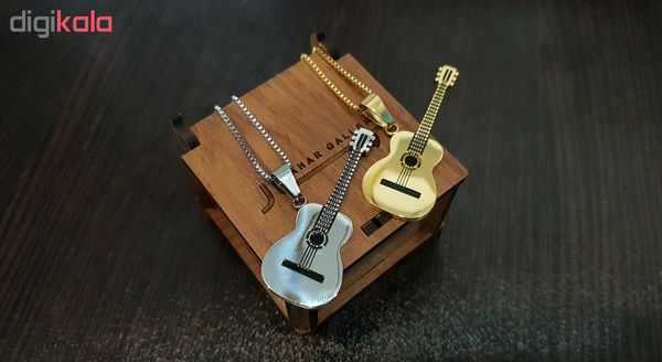 گردنبند بهارگالری طرح گیتار کد 202043