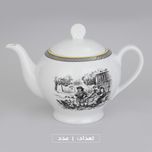 سرویس چینی 102 پارچه غذا خوری چینی زرین ایران سری ایتالیا اف مدل ویلیج درجه یک