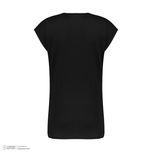 تی شرت لانگ آستین کوتاه زنانه مدل VC952 رنگ مشکی