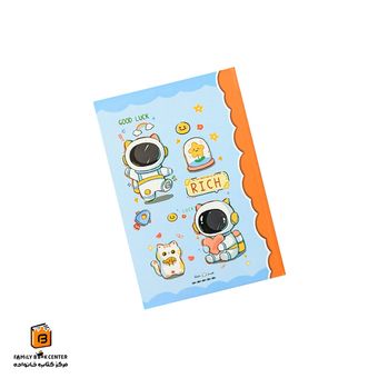 دفترچه خط دار طرح فضانورد کینگ (king)