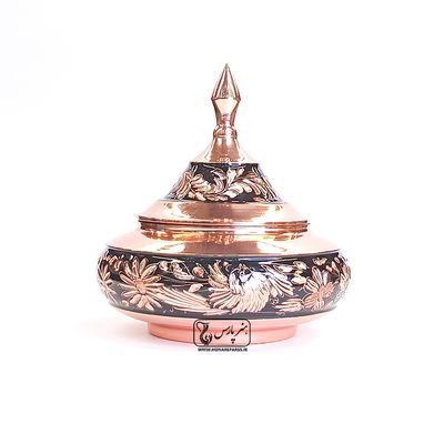 شکلاتخوری سفینه ای الماس تراش سایز 2  هنرپارس(بشقاب پرنده)