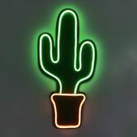 چراغ نئونی رومیزیطرح کاکتوس