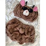 ست نیم تنه و شلوارک زنانه مدل همستر