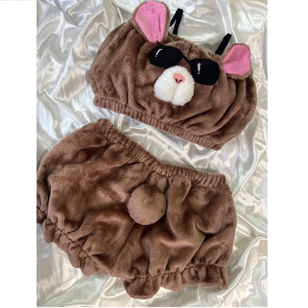 ست نیم تنه و شلوارک زنانه مدل همستر