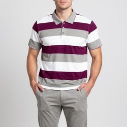 پولوشرت آستین کوتاه مردانه آریان نخ باف مدل 1845*90