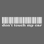 برچسب بدنه خودرو شیپرس طرح DONT TOUCH کد Sd003S