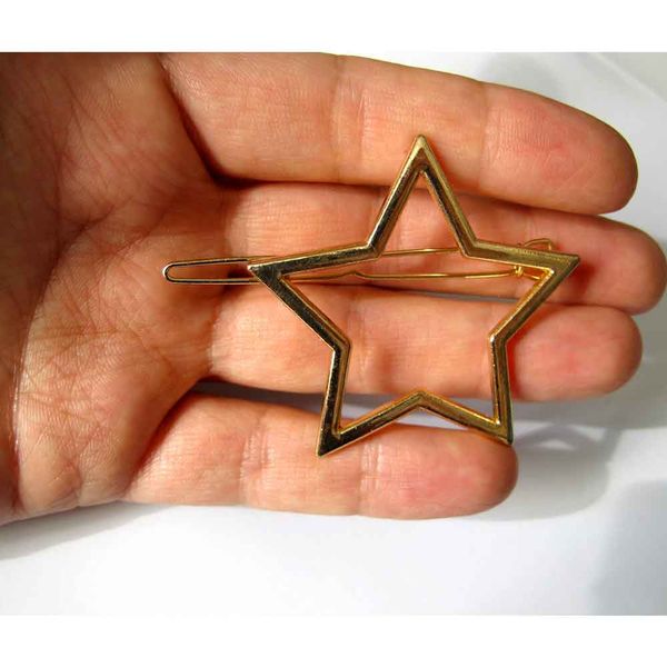 گیره مو زنانه مدل تک ستاره کد Fr020