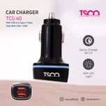 شارژر فندکی 30 وات تسکو مدل TCG 40 به همراه کابل