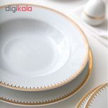 سرویس غذاخوری 28 پارچه چینی زرین ایران مدل سپیدار