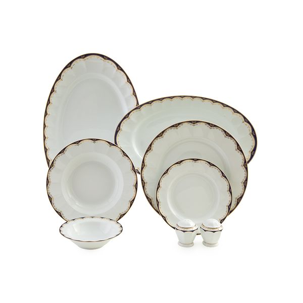 سرویس غذاخوری 103 پارچه چینی زرین ایران طرح النور درجه یک