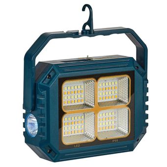پروژکتور سیار شارژی خورشیدی CK902 با پاوربانک داخلی