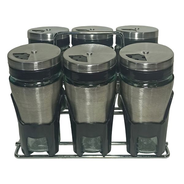 ست جای ادویه 7 پارچه کاپریس مدل پارادایس کد GSB6