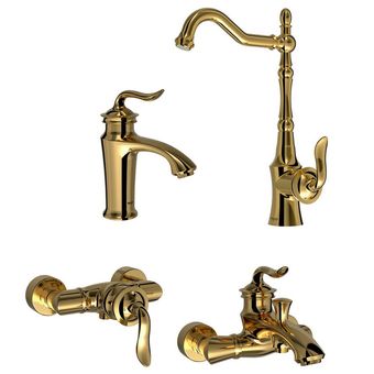 ست شیرآلات شودر مدل لوکا