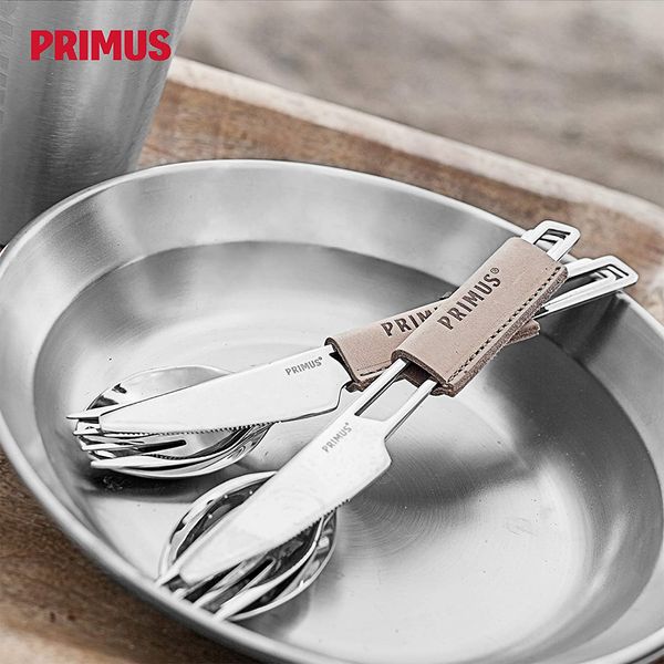 مجموعه قاشق، چنگال و کارد سفری پریموس مدل CampFire بسته 3 عددی