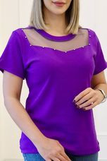تیشرت یقه تور 3004