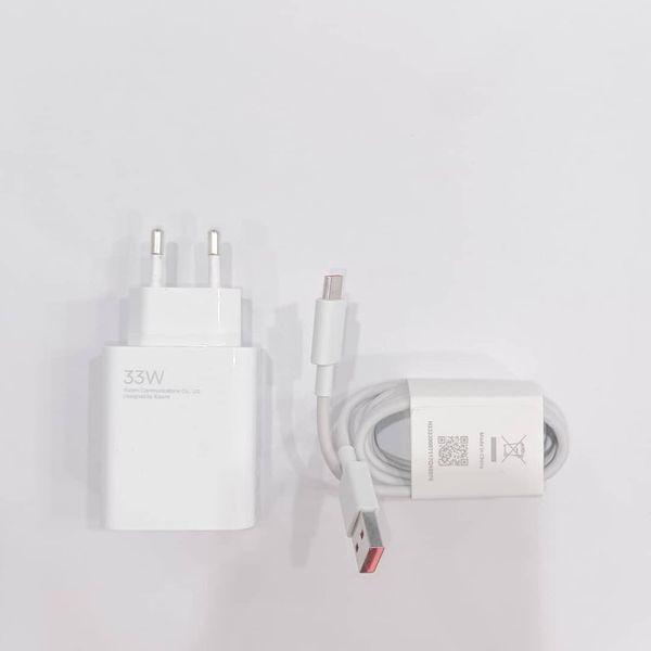 شارژر دیواری 33 وات شیائومی مدل VCA7GACH (اورجینال بازار) به همراه کابل و جعبه