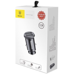 شارژر فندکی 24 وات 4.8A مدل Baseus Grain Pro 2-CCALLP-01