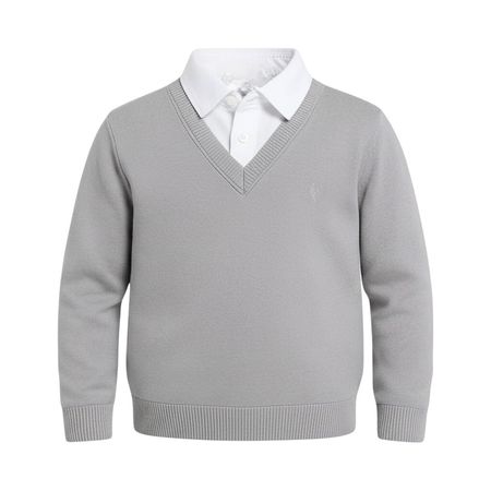 پلیور یقه برگردان پسرانه مدل MDSS-CH5151