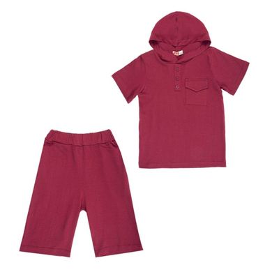 ست تی شرت آستین کوتاه و شلوارک پسرانه مدل MDSS-CH1771