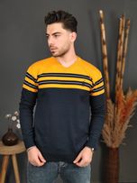پلیور یقه هفت دو خط 1290