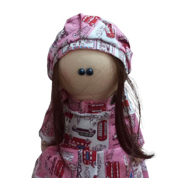 عروسک روسی طرح دختر کلاهدار ارتفاع 30 سانتی متر*473