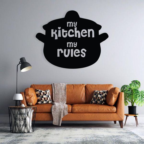 استیکر دیواری طرح قابلمه و آشپزخانه