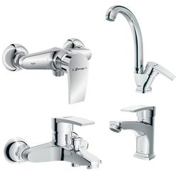 ست شیرآلات شودر مدل اطلس تو پلاس