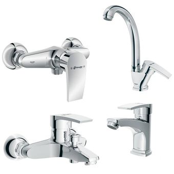 ست شیرآلات شودر مدل اطلس تو پلاس